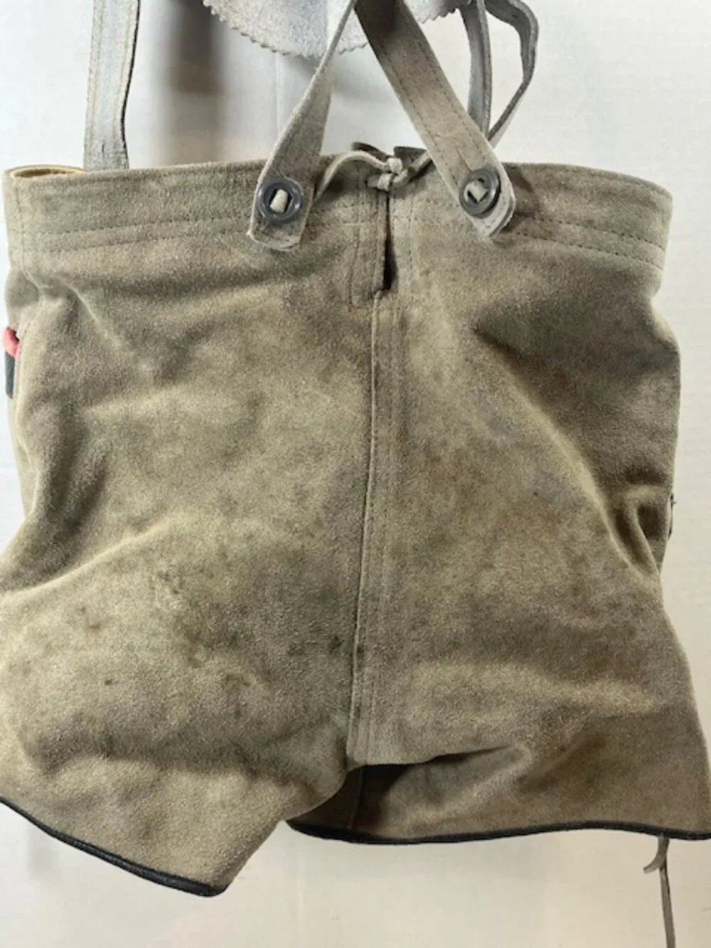 Lederhosen vintage grey